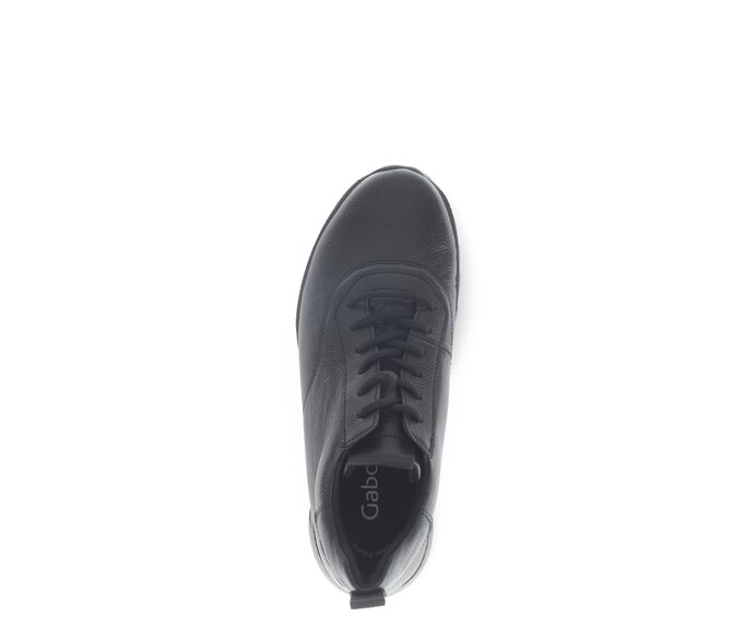 Gabor Sneaker Low Schwarz - Glattleder