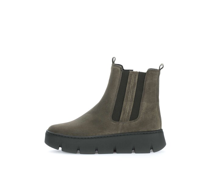 Gabor Chelsea Boot Grün - Rauleder