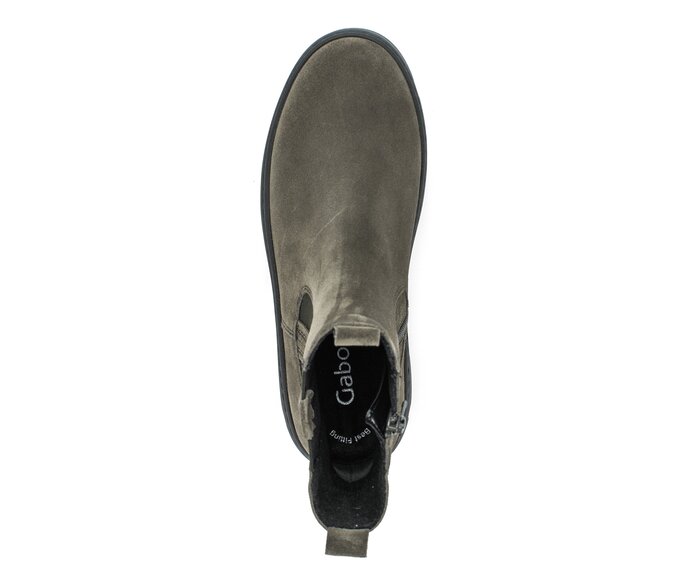 Gabor Chelsea Boot Grün - Rauleder
