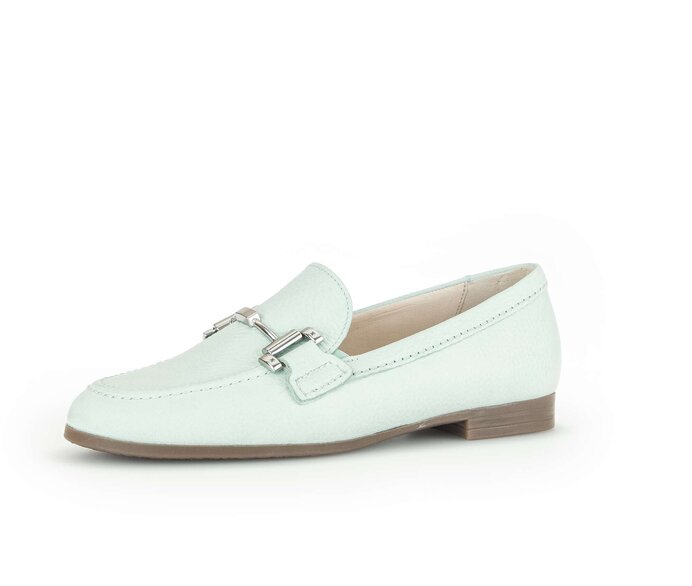 Gabor Slipper Grün - Glattleder