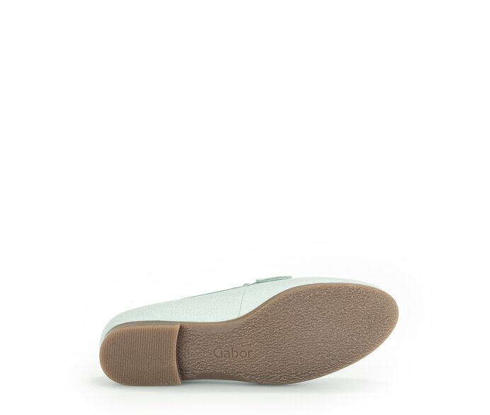 Gabor Slipper Grün - Glattleder