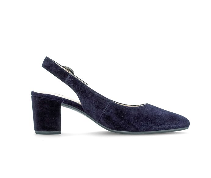 Gabor Slingpumps Blau - Rauleder