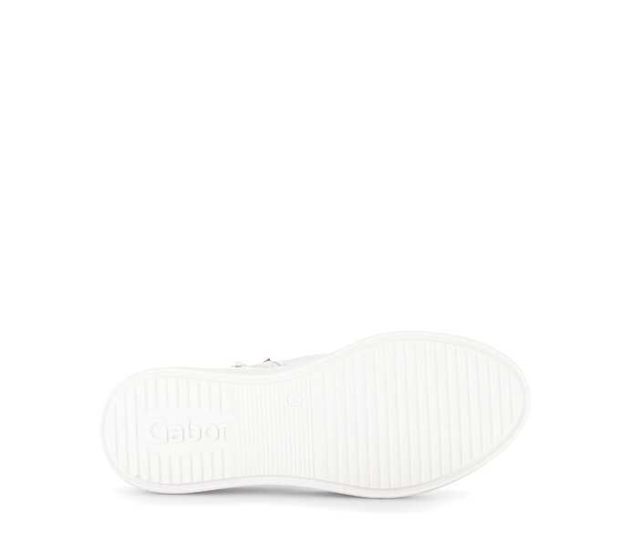 Gabor Sneaker High Weiß - Materialmix Leder