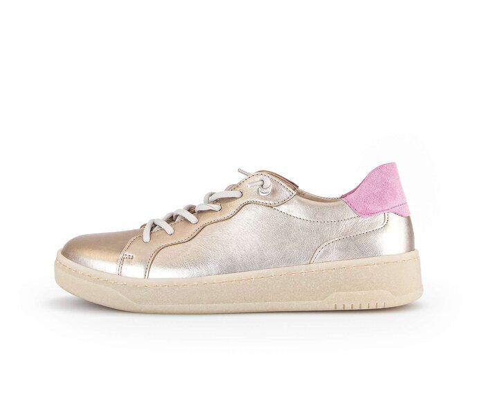Gabor Sneaker Low Gold - Materialmix Leder