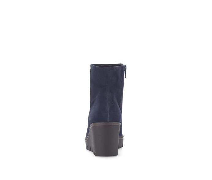 Gabor Plateau Stiefelette Blau - Rauleder