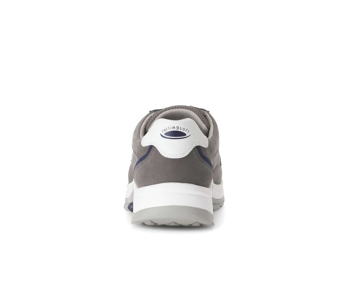 Gabor Rollingsoft Sneaker Low Grau - Materialmix Leder/Textil
