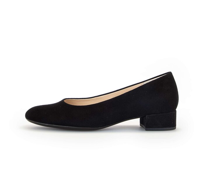 Gabor Eleganter Pumps Schwarz - Rauleder