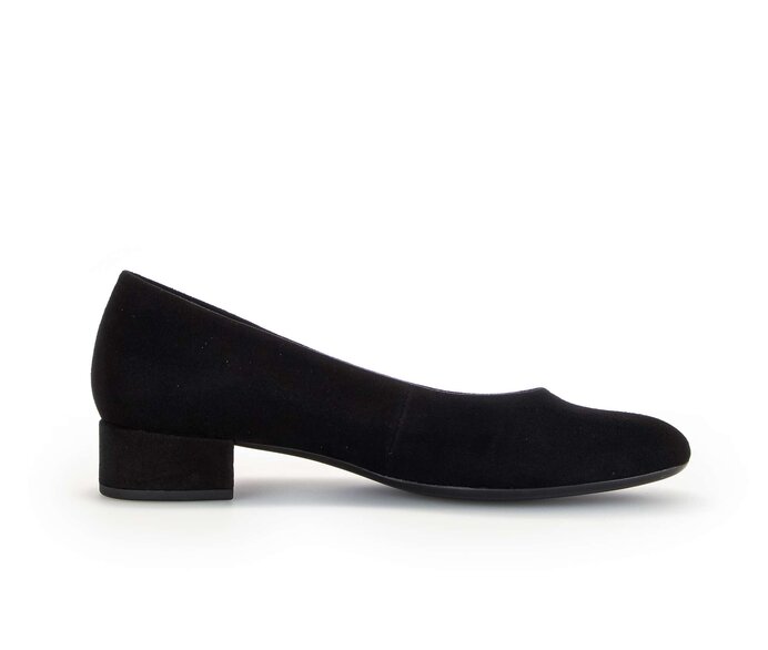Gabor Eleganter Pumps Schwarz - Rauleder