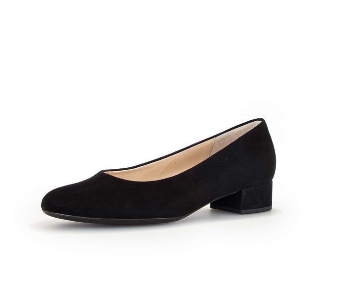 Gabor Eleganter Pumps Schwarz - Rauleder