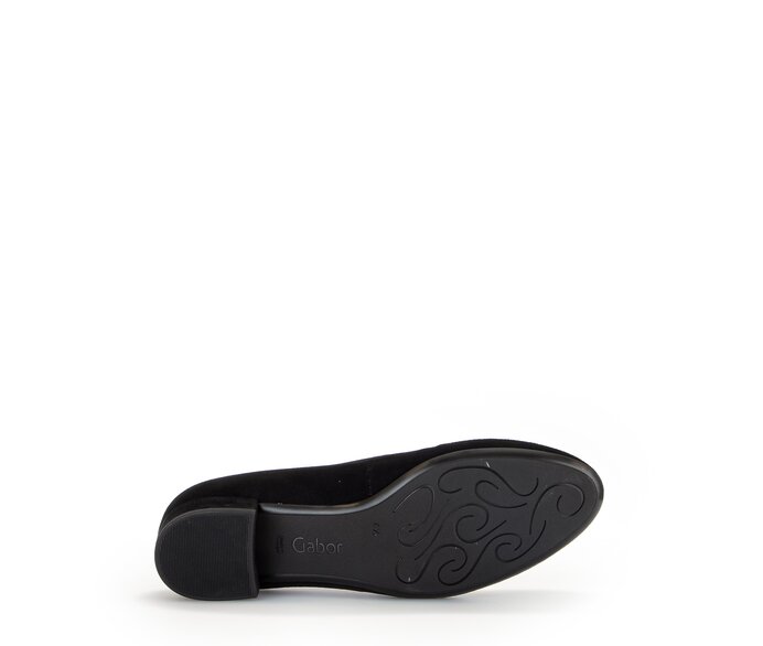 Gabor Eleganter Pumps Schwarz - Rauleder