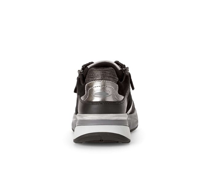 Gabor Sneaker Low Schwarz - Materialmix Leder/Lederimitat
