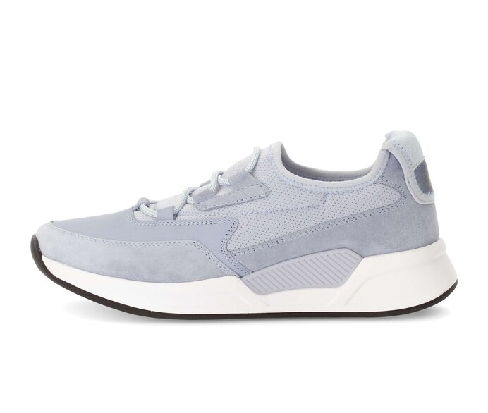 Gabor Sneaker Low Blau - Materialmix Leder/Lederimitat