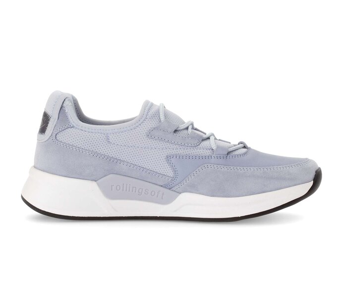 Gabor Sneaker Low Blau - Materialmix Leder/Lederimitat