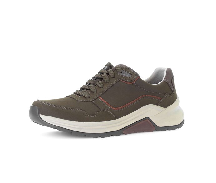 Gabor Rollingsoft Sneaker Low Grün - Nubuk