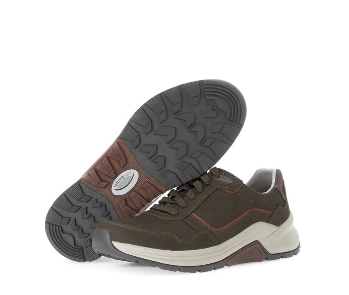 Gabor Rollingsoft Sneaker Low Grün - Nubuk