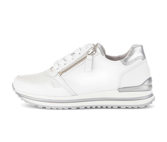 Gabor Sneaker Low Weiß - Glattleder