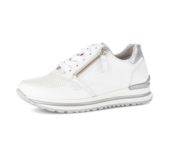 Gabor Sneaker Low Weiß - Glattleder