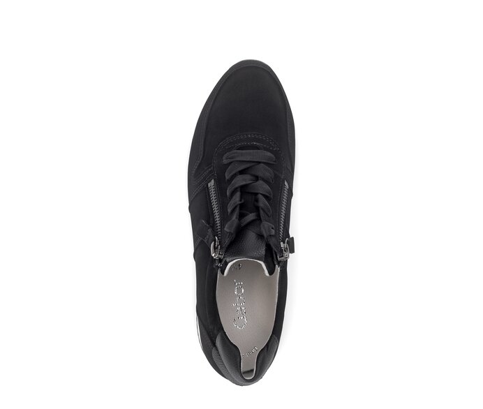 Gabor Sneaker Low Schwarz - Rauleder
