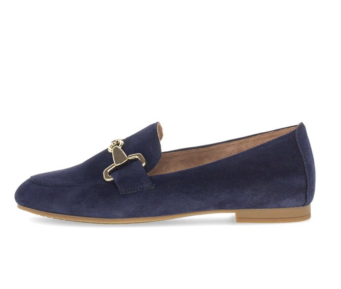 Gabor Slipper Blau - Rauleder