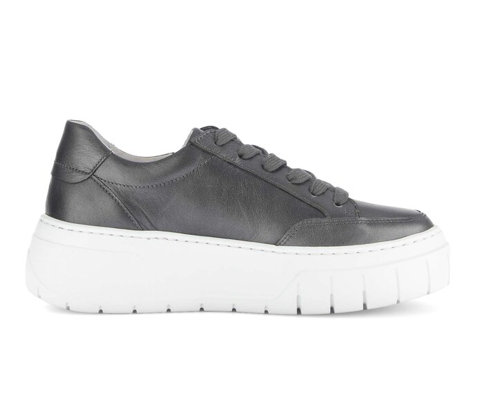 Gabor Sneaker Low Grau - Glattleder
