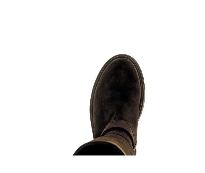 Gabor Biker Boots Braun - Rauleder