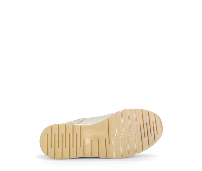 Gabor Sneaker Low Beige - Materialmix Leder/Lederimitat