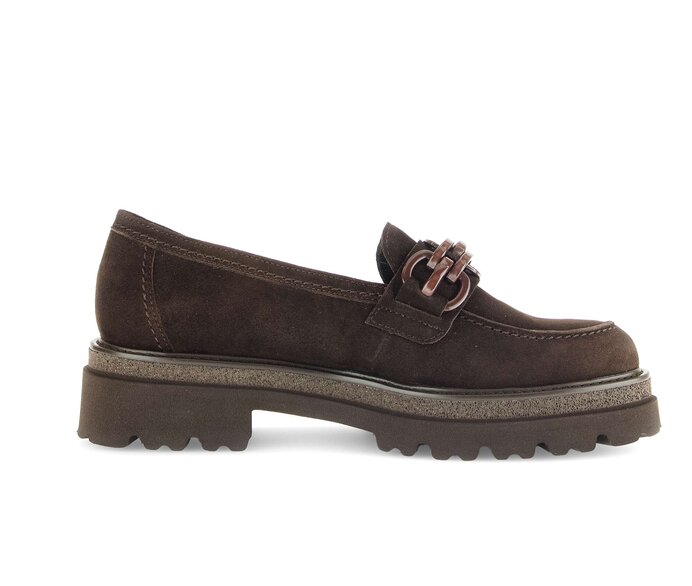 Gabor Loafer Braun - Rauleder