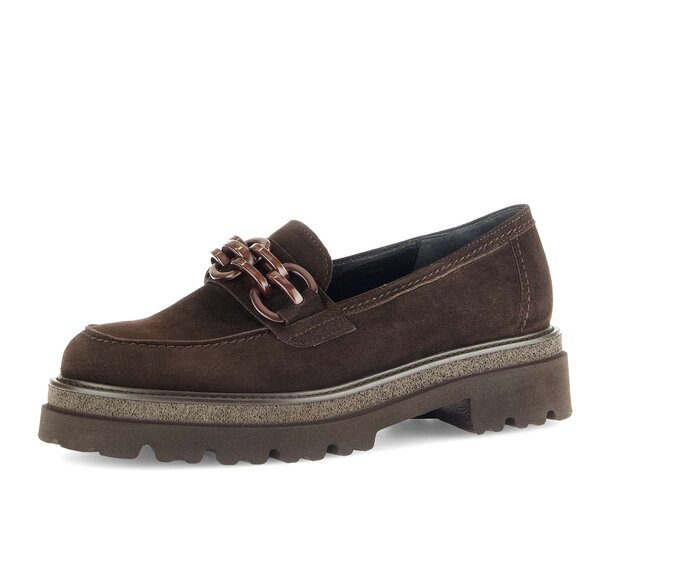 Gabor Loafer Braun - Rauleder