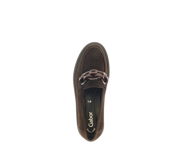 Gabor Loafer Braun - Rauleder