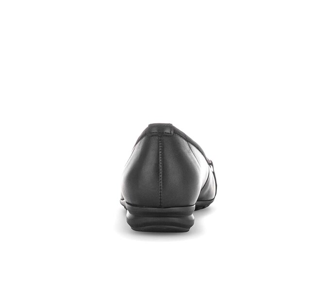 Gabor Sportliche Ballerina Schwarz - Glattleder