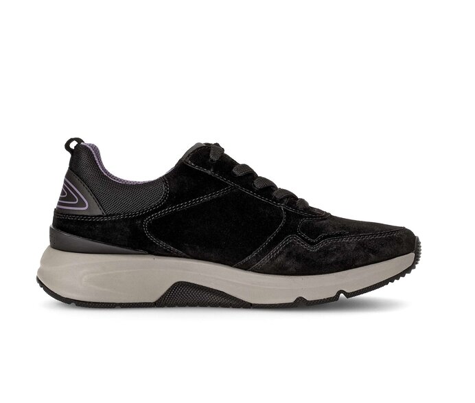 Gabor Sneaker Low Schwarz - Materialmix Leder/Lederimitat
