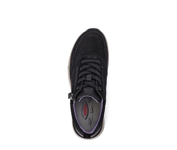 Gabor Sneaker Low Schwarz - Materialmix Leder/Lederimitat