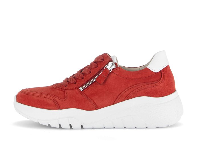 Gabor Sneaker Low Rot - Rauleder