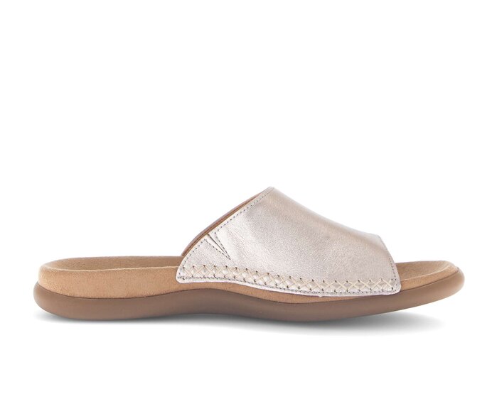 Gabor Pantolette Gold - Effektleder
