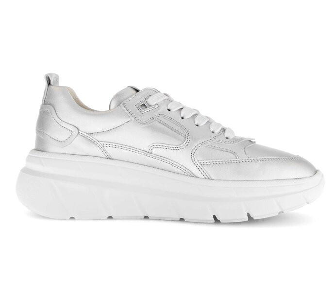 Gabor Sneaker Low Silber - Effektleder