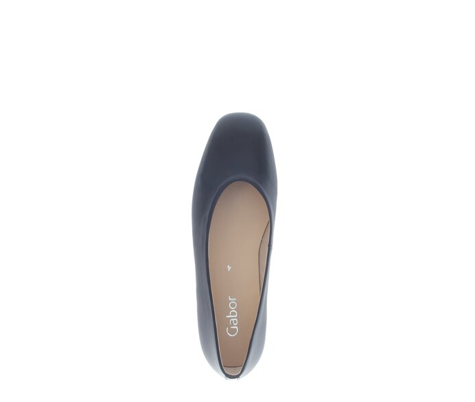 Gabor Eleganter Ballerina Blau - Glattleder