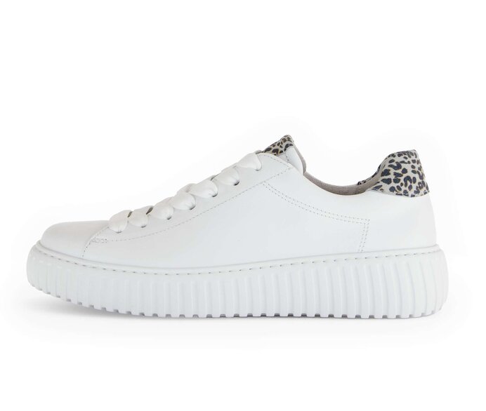 Gabor Sneaker Low Weiß - Materialmix Leder