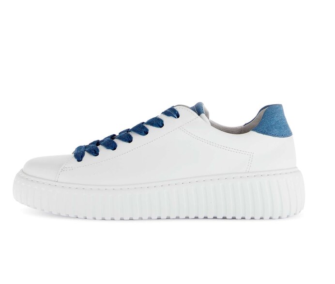 Gabor Sneaker Low Weiß - Materialmix Leder/Lederimitat