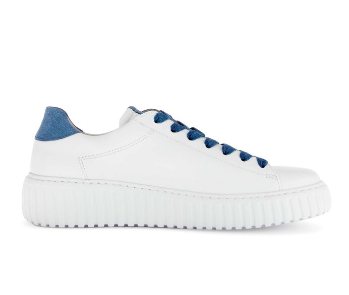 Gabor Sneaker Low Weiß - Materialmix Leder/Lederimitat