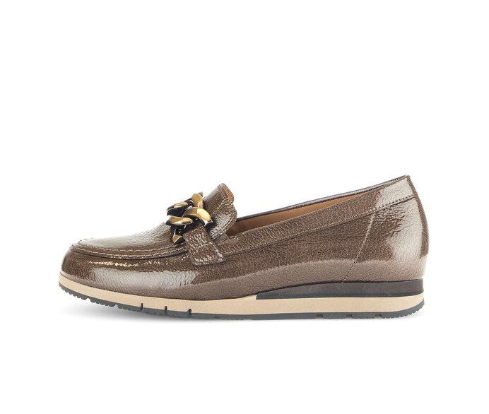 Gabor Slipper Braun - Lackleder