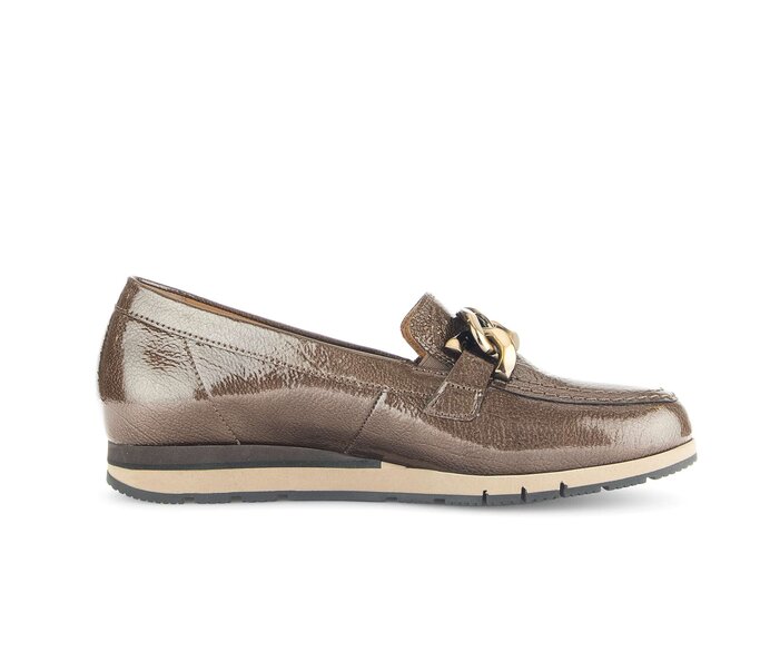 Gabor Slipper Braun - Lackleder