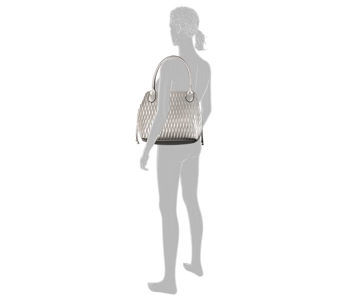 Gabor Shopper Granada Wave Silber