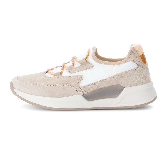 Gabor Sneaker Low Beige - Materialmix Leder/Lederimitat