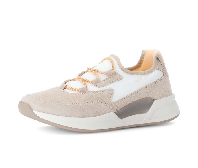 Gabor Sneaker Low Beige - Materialmix Leder/Lederimitat