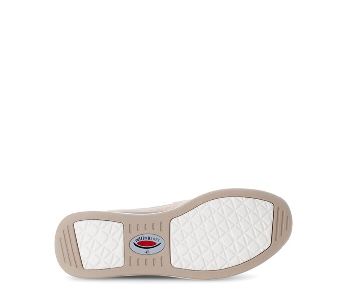 Gabor Sneaker Low Beige - Materialmix Leder/Lederimitat