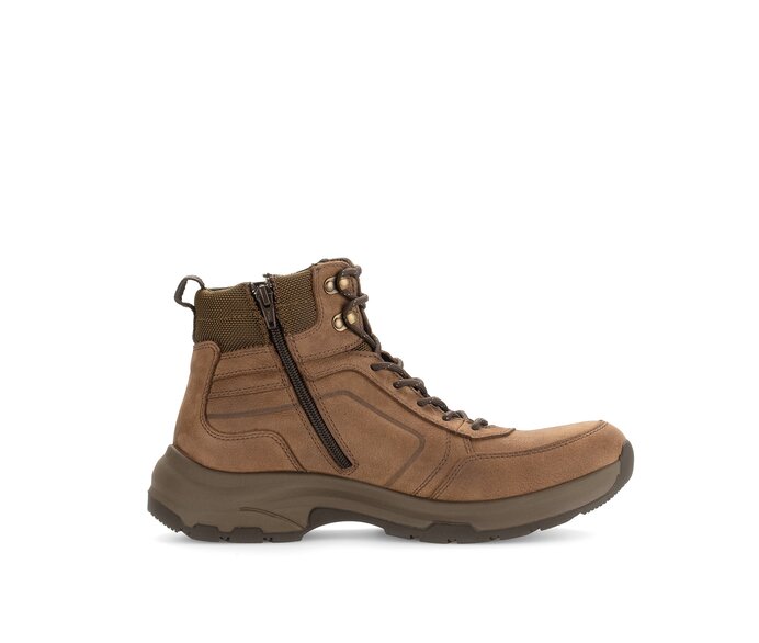 Pius Gabor Sportlicher Stiefel Braun - Materialmix Leder/Textil