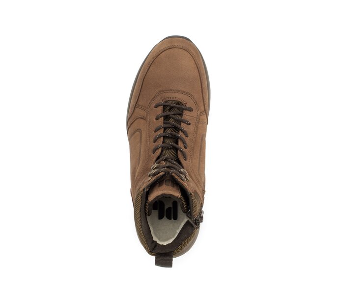 Pius Gabor Sportlicher Stiefel Braun - Materialmix Leder/Textil