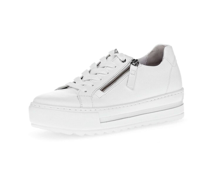 Gabor Sneaker Low Weiß - Glattleder