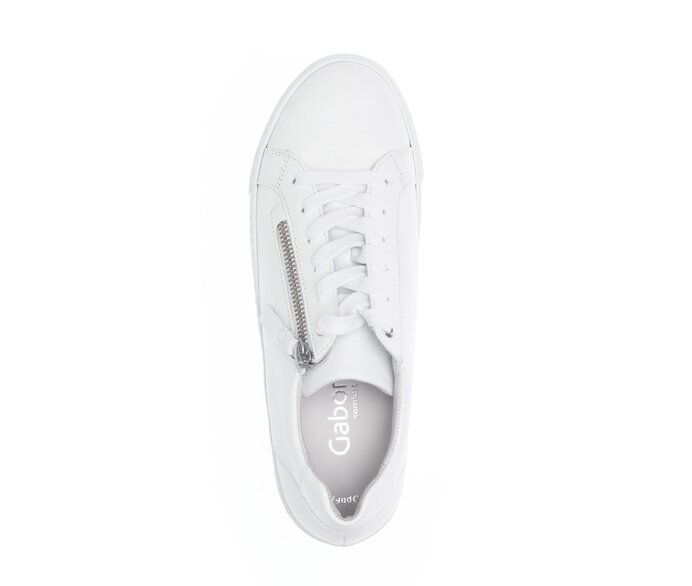 Gabor Sneaker Low Weiß - Glattleder