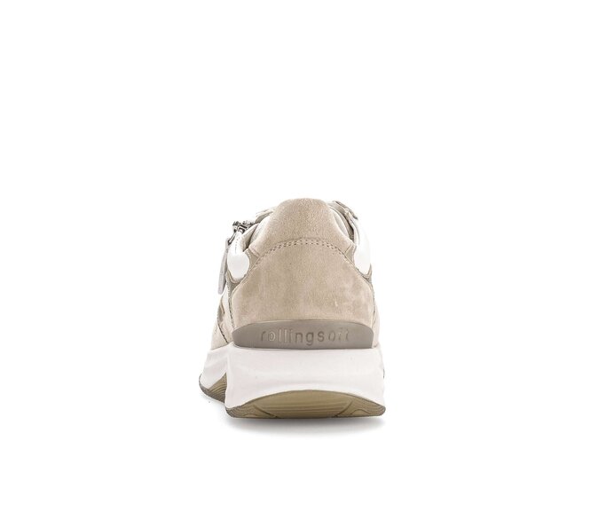Gabor Sneaker Low Beige - Materialmix Leder